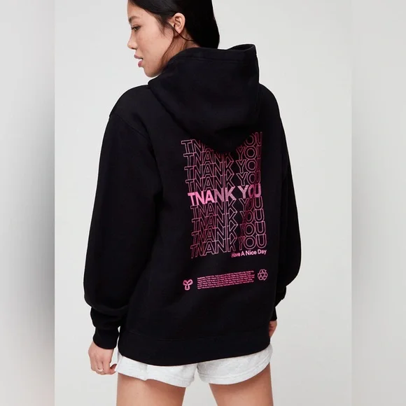TNA Tops Tna By Aritzia The Perfect Hoodie Black Thank You